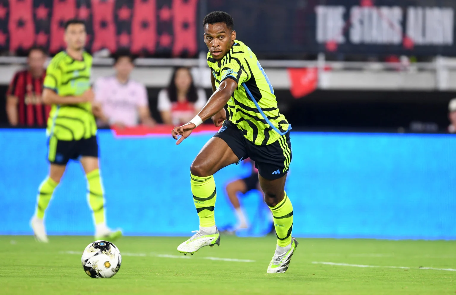 Jurrien Timber shares photo ahead of Arsenal's friendly game against Barcelona